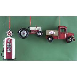 Item 483649 Vintage Gas Pump/Farm Vehicle Ornament