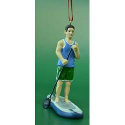 Item 483757 Boy Paddle Board Ornament