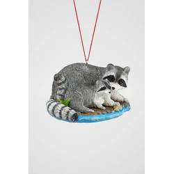 Item 483851 Raccoon With Baby Ornament