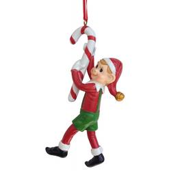 Item 483939 Pixie With Candy Cane Ornament