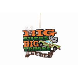 Item 484025 Big Bucks & Big Trucks Ornament