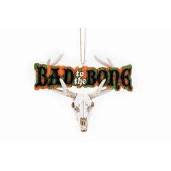 Item 484027 Bad To The Bone Deer Skull Ornament