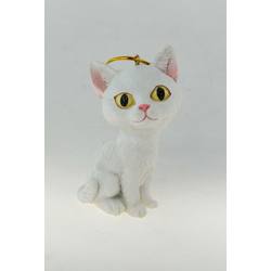 Item 484052 White Cat Ornament