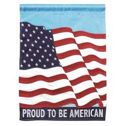 Item 491012 Proud To Be American Garden Flag