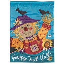Item 491021 Happy Fall Y'all Scarecrow Flag