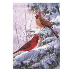 Item 491271 Winter Song Birds Garden Flag