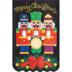 Item 492237 thumbnail NUTCRACKERS APPLIQUE GARDEN FLAG