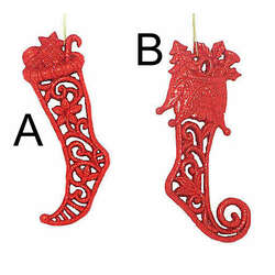 Item 495415 Red Stocking Ornament 