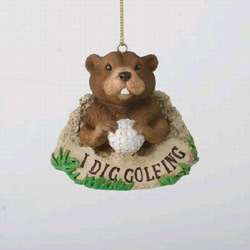 Item 495731 Gopher With Golfball Ornament