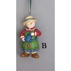 Item 496292 Snowman Farmer Ornament