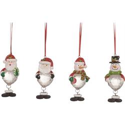 Item 501063 Santa/Snowman Ornament