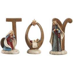 Item 501077 Joy Nativity Set Of 3