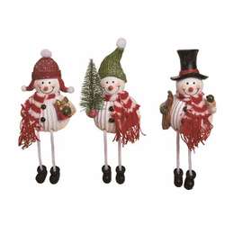 Item 501159 Cheerful Snowman Shelf Sitter
