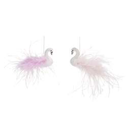 Item 501293 Feather Swan Ornament