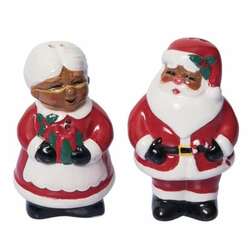 Item 501351 Santa And Mrs Claus Salt And Pepper Set