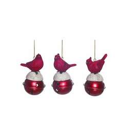 Item 501382 Bird And Bell Ornament