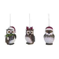 Item 501400 Holiday Owl Ornament