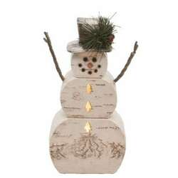 Item 501428 thumbnail Light Up Birch Snowman