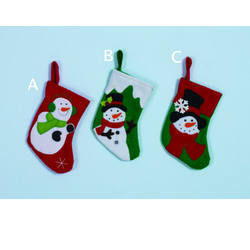 Item 501441 Snowman Stocking Ornament 