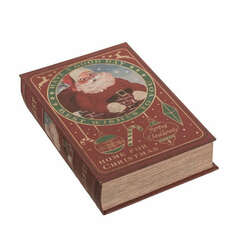 Item 501445 MDF Christmas Book Decor