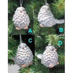 Item 501488 Silver Bird Ornament