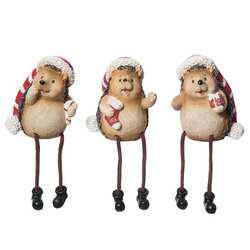 Item 501493 Sweet Holiday Hedgehog Shelf Sitter