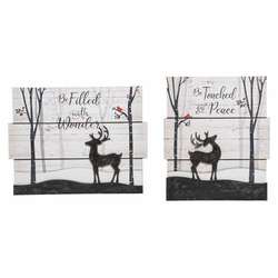 Item 501549 Reindeer/Forest Sign