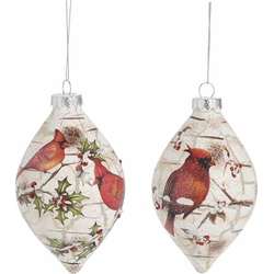 Item 501553 Cardinal Finial Ornament