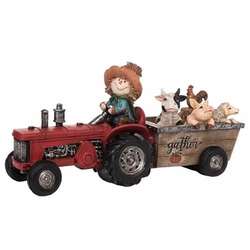 Item 501756 Scarecrow With Tractor Figure
