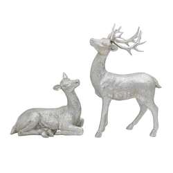 Item 501757 thumbnail Silver Buck/Doe Figure