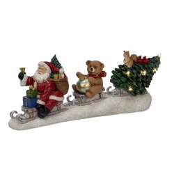 Item 501762 thumbnail LED Sled With Santa And Friends