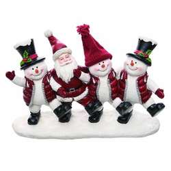 Item 501840 Dancing Snowman/Santa Figure