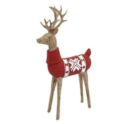 Item 501847 thumbnail Reindeer In Decorative Red Sweater