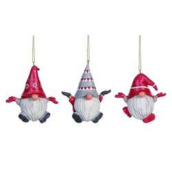 Item 501852 thumbnail Happy Christmas Gnome Ornament