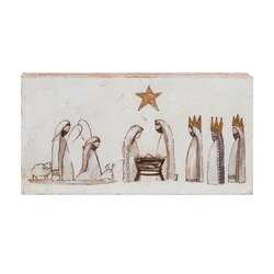 Item 501873 thumbnail Hand Painted Nativity Block