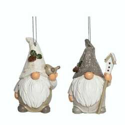 Item 501942 Birch Gnome Ornament