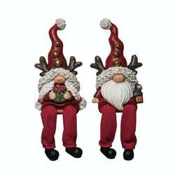 Item 501952 Christmas Gnome Shelf Sitter