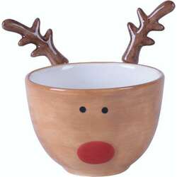 Item 501993 Reindeer Bowl With Spreaders