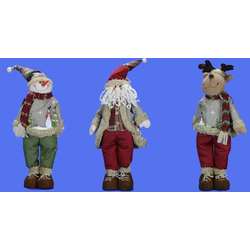Item 505052 Country Snowman/Santa/Moose Stander