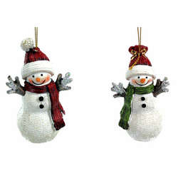 Item 505122 Red/Green Snowman Ornament