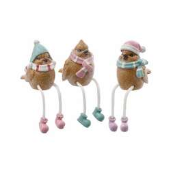 Item 505160 Pastel Gingerbread Bird Shelf Sitter