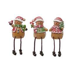 Item 505175 thumbnail Gingerbread Snowman Shelf Sitter