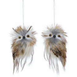 Item 505236 Small Brown Owl Ornament