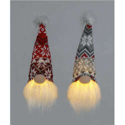 Item 505247 Snowfalke Gnome Glow Ornament