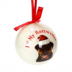Item 507022 Rottweiler Ball Ornament