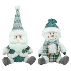 Item 509006 thumbnail Evergreen Snowman/Santa Sitter