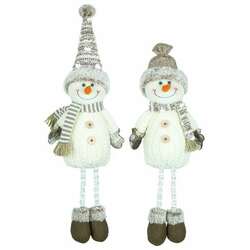 Item 509017 thumbnail Cocoa Cream Small Button Leg Snowman