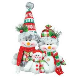Item 509055 Vibrant Snowman Family