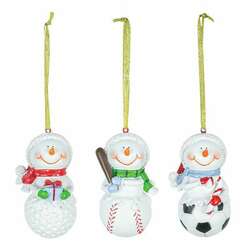 Item 509066 thumbnail Sporty Snowman Ornament