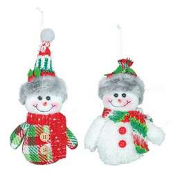 Item 509067 thumbnail Vibrant Small Snowman Ornament